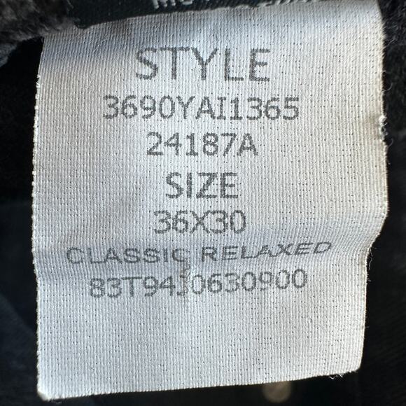 RL Polo Jeans Co. Classic Relaxed Dark Wash Straight Leg Jeans 36 x 30 - Picture 5 of 7